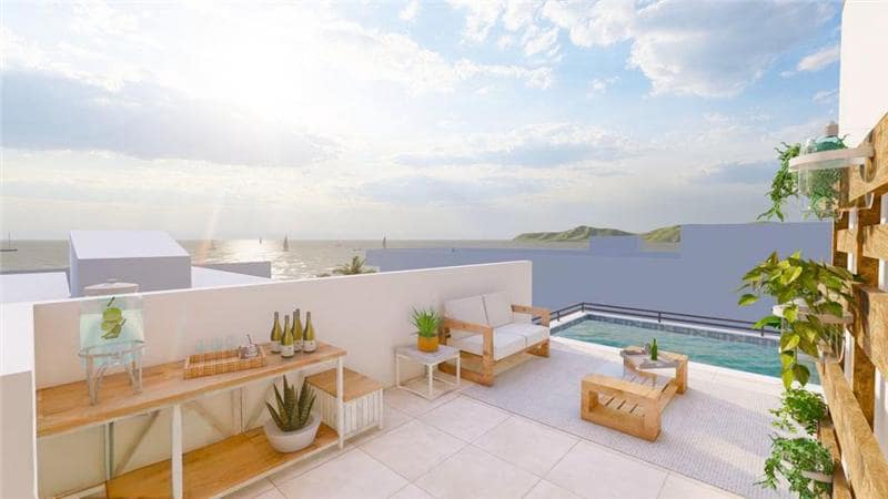 2 soverom Penthouse til salgs i Palma de Mallorca med svømmebasseng garasje - € 1 450 000 (Ref: 9191490)