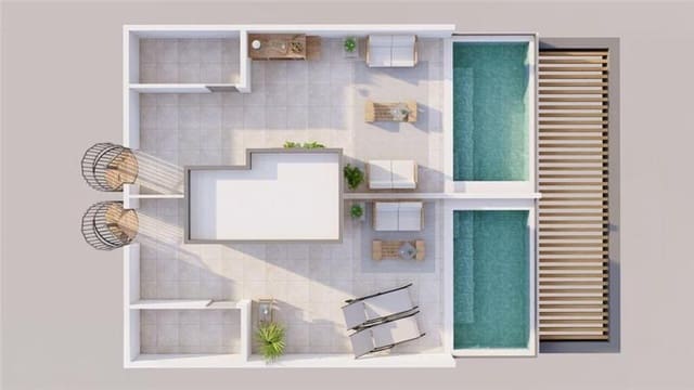 2 soverom Penthouse til salgs i Las Maravillas, Palma de Mallorca med svømmebasseng garasje - € 1 450 000 (Ref: 9191490)