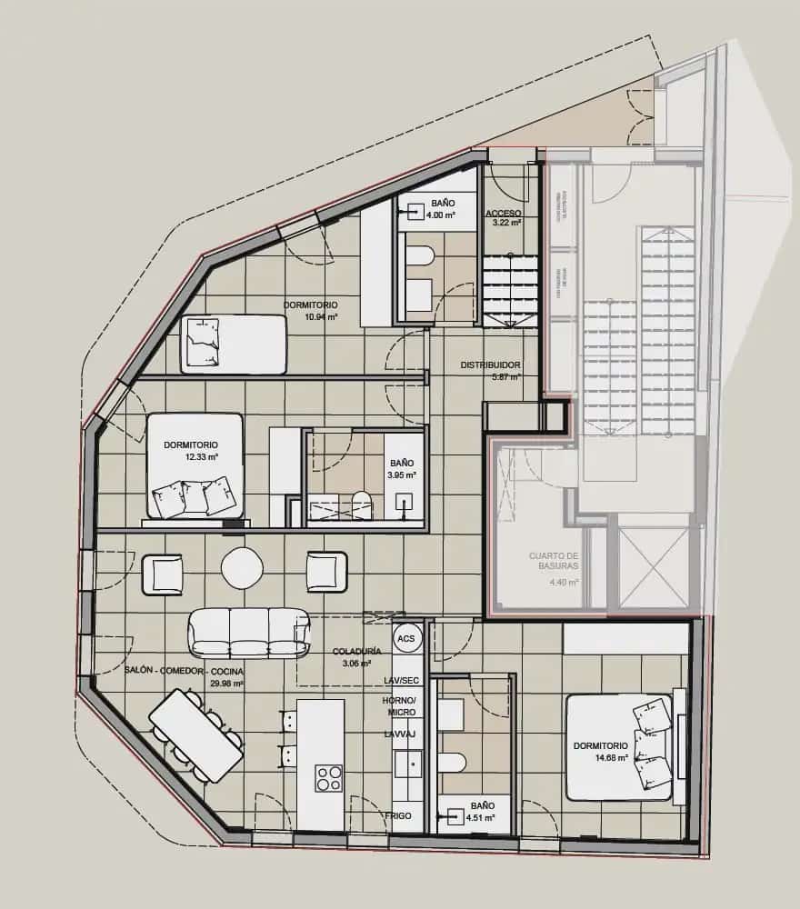 3 sypialnia Apartament na sprzedaż w Palma de Mallorca - 625 000 € (Ref: 9893376)