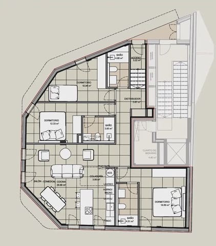 3 slaapkamer Appartement te koop in Son Dameto, Palma de Mallorca - € 625.000 (Ref: 9893376)