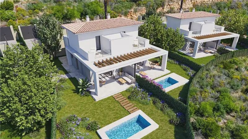 2 chambre Villa/Maison Semi-Mitoyenne à vendre à Cala Anguila avec piscine garage - 404 000 € (Ref: 9893383)