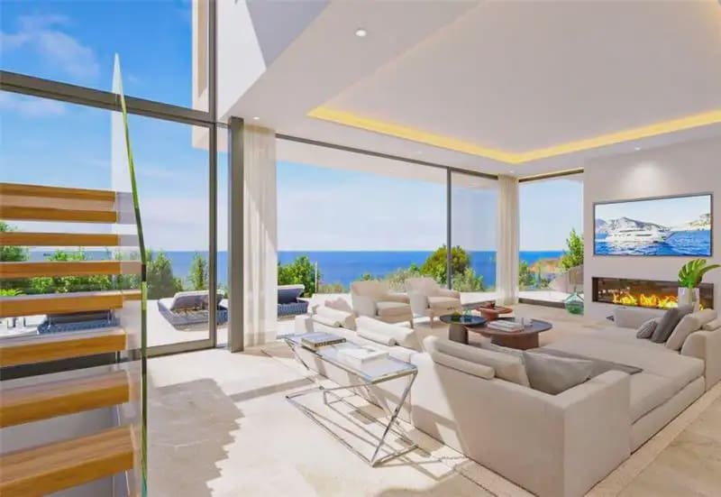 4 sypialnia Willa na sprzedaż w Santa Ponsa z basenem garażem - 9 890 000 € (Ref: 9893384)