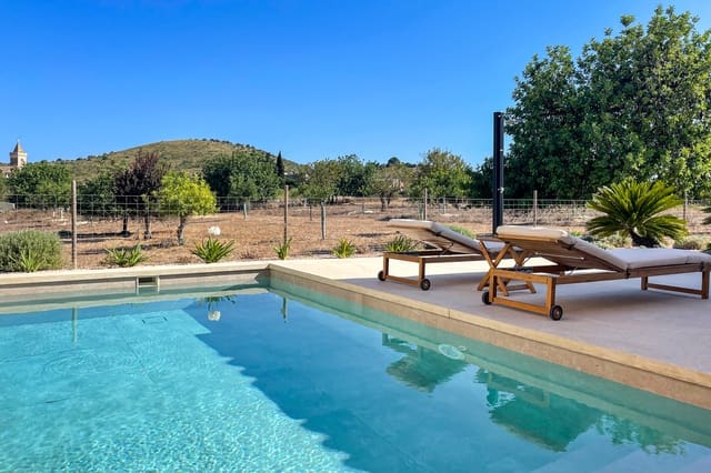 2 makuuhuone Huvila vuokrattavana paikassa Son Carrio, Sant Llorenç des Cardassar mukana uima-altaan - 3 800 € (Ref: 9168246)