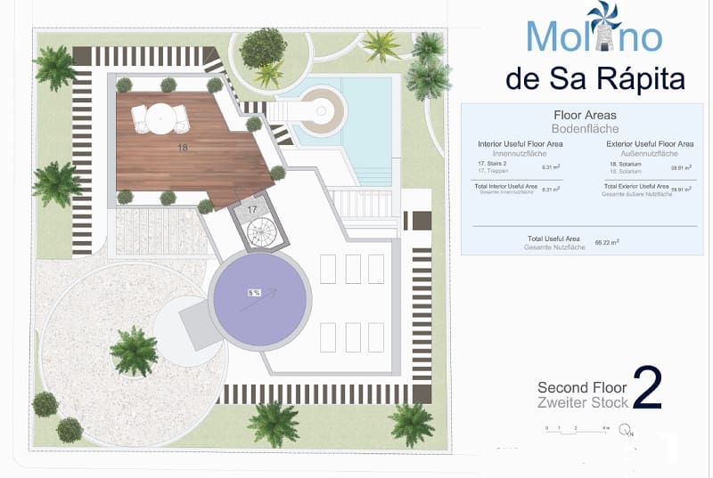 3 soveværelse Villa til salg i Sa Rapita / La Rapita med swimmingpool garage - € 1.730.000 (Ref: 8332962)