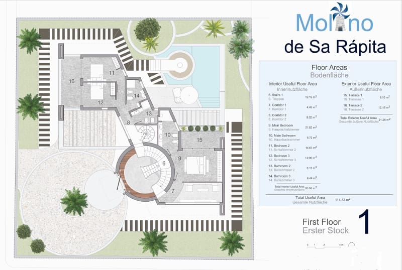 3 soveværelse Villa til salg i Sa Rapita / La Rapita med swimmingpool garage - € 1.730.000 (Ref: 8332962)