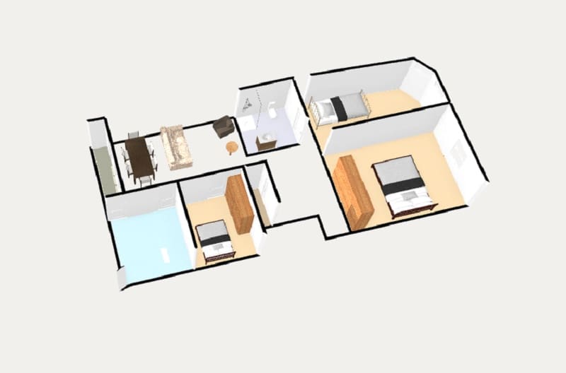 3 camera da letto Appartamento in vendita in Palma de Mallorca - 339.000 € (Rif: 9813496)