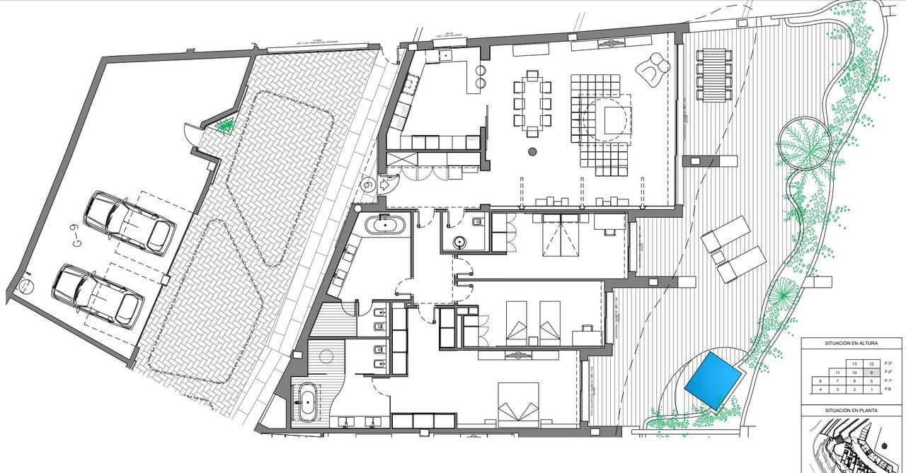 3 soveværelse Lejlighed til salg i Altea med swimmingpool - € 1.700.000 (Ref: 5041470)