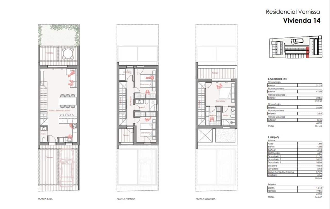 3 soveværelse Byhus til salg i Denia med swimmingpool - € 395.000 (Ref: 8493358)
