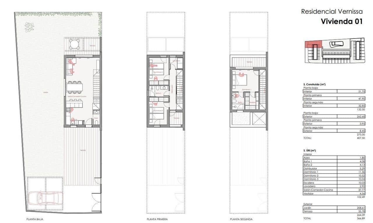 3 soverom Rekkehus til salgs i Denia - € 595 000 (Ref: 8556649)