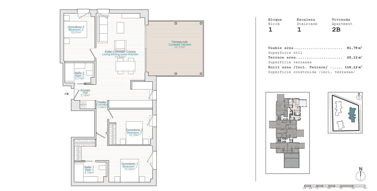 3 bedroom Beach Apartment for sale in Denia - € 354,000 (Ref: 8914754)