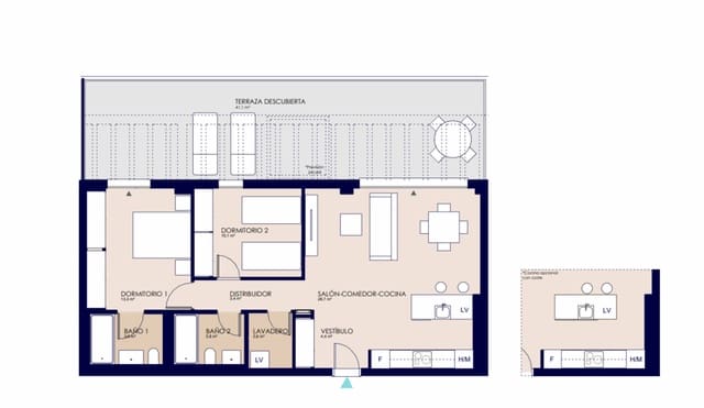 1 soveværelse Lejlighed til salg i Dénia - € 230.000 (Ref: 9095044)