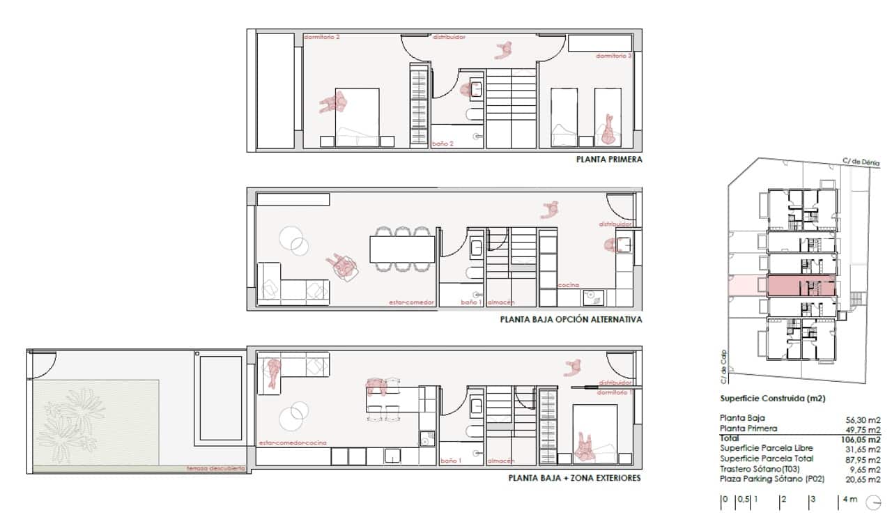 3 soveværelse Byhus til salg i Gata de Gorgos - € 279.000 (Ref: 9163481)