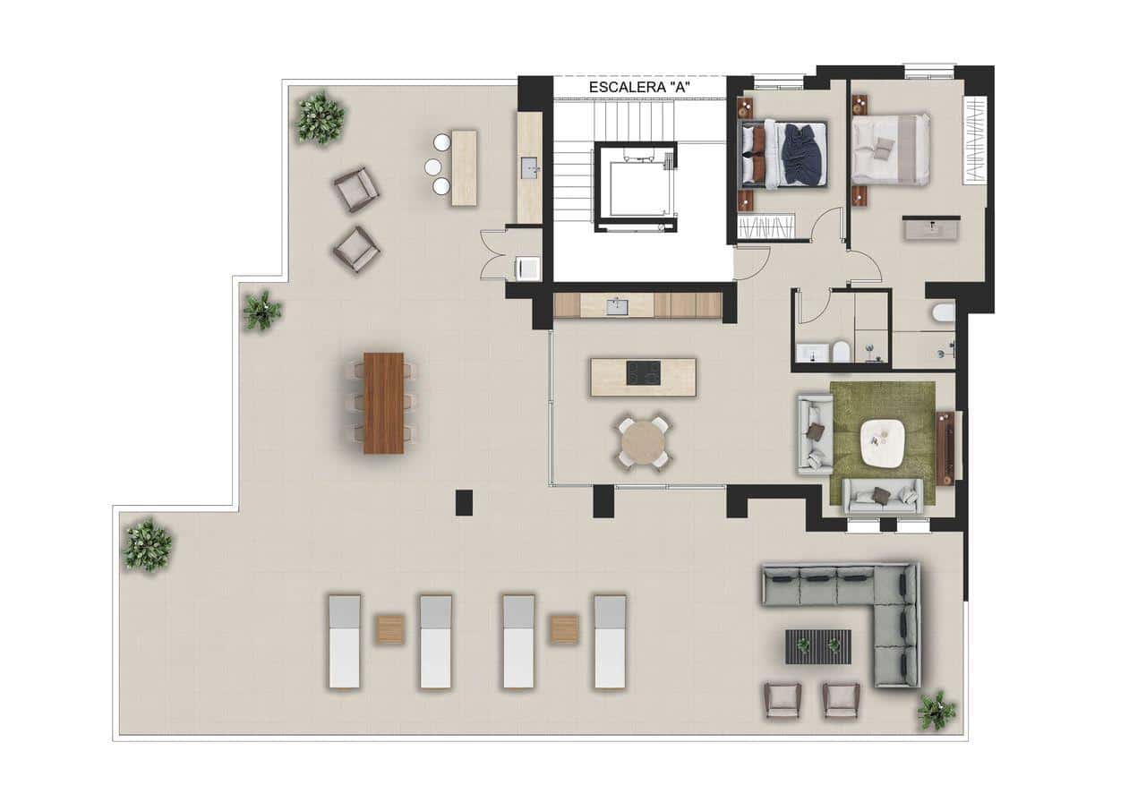 2 bedroom Penthouse for sale in La Sella - € 695,000 (Ref: 9348963)