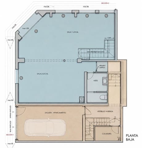 3 makuuhuone Omakotitalo myytävänä paikassa Manacor mukana 
autotalli - 385 000 € (Ref: 10047313)