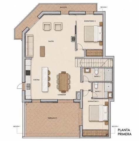 3 makuuhuone Omakotitalo myytävänä paikassa Manacor mukana 
autotalli - 385 000 € (Ref: 10047313)