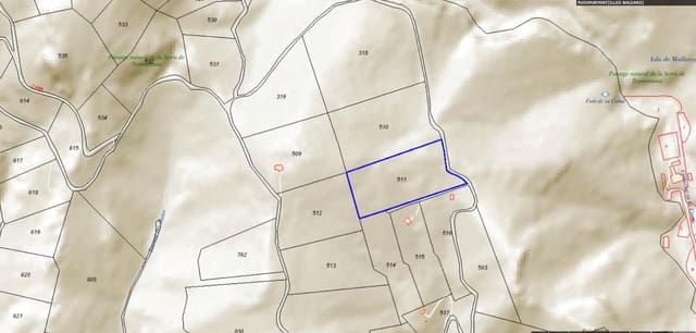 Ubebygd land til salgs i Puigpunyent - € 42 000 (Ref: 10161514)