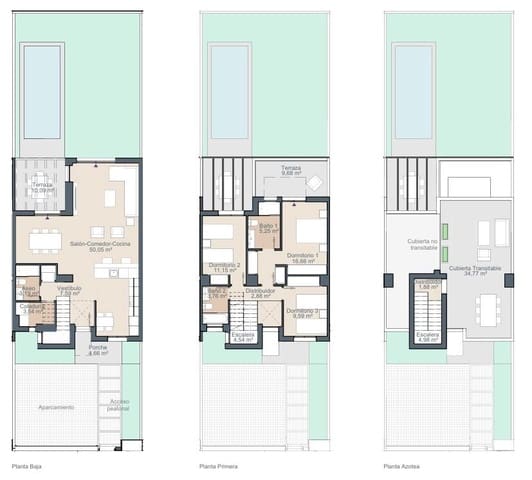 3 slaapkamer Rijtjeshuis te koop in Palma de Mallorca met zwembad - € 1.145.000 (Ref: 9431031)