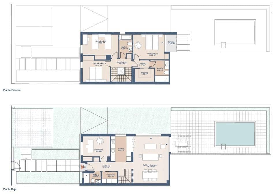 4 bedroom Semi-detached Villa for sale in Llucmajor with pool - € 850,000 (Ref: 9431033)