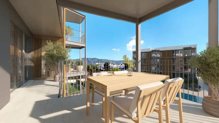 Piso de 2 habitaciones en Palmanova en venta con piscina garaje - 596.000 € (Ref: 9975372)