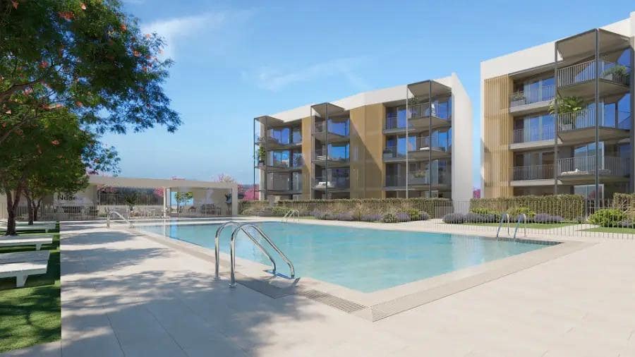 Piso de 2 habitaciones en Palmanova en venta con piscina garaje - 596.000 € (Ref: 9975372)