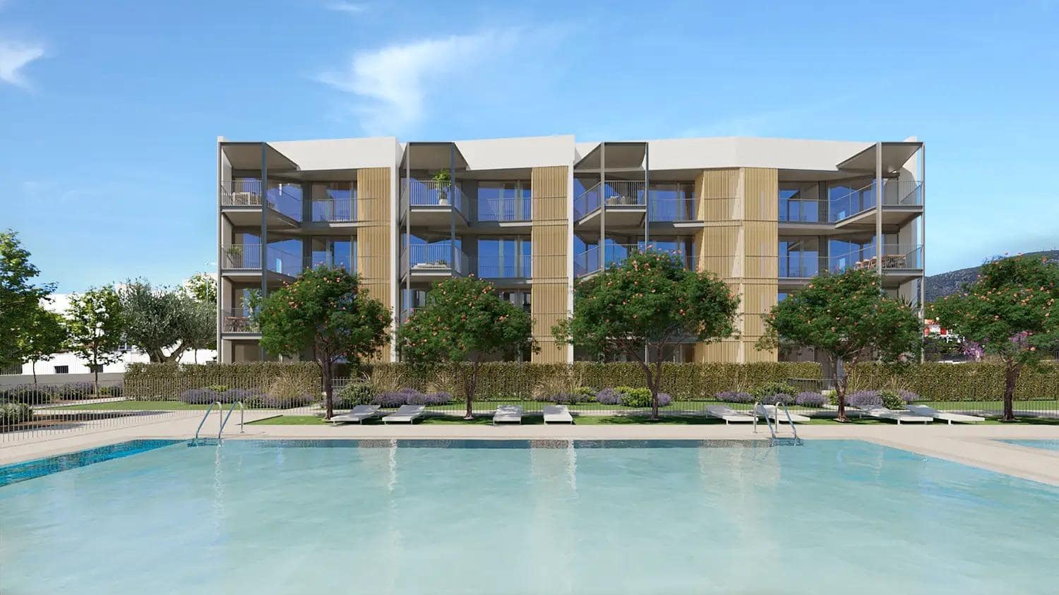 Piso de 2 habitaciones en Palmanova en venta con piscina garaje - 596.000 € (Ref: 9975372)