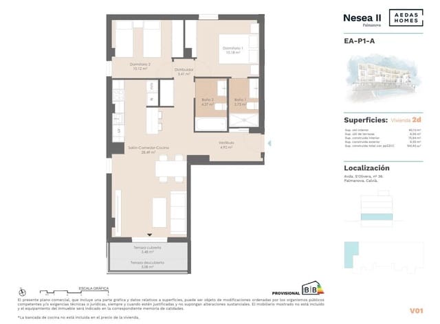 2 soverom Leilighet til salgs i Palmanova, Calvià med svømmebasseng garasje - € 540 000 (Ref: 9975373)
