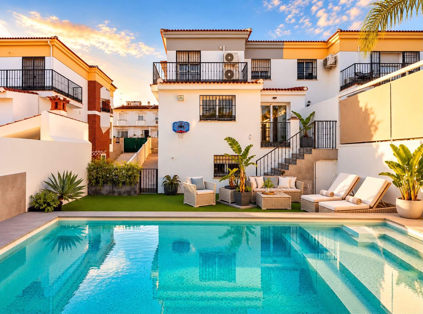 5 bedroom Semi-detached Villa for rent in Alhaurin de la Torre with pool garage - € 2,500 (Ref: 10097497)