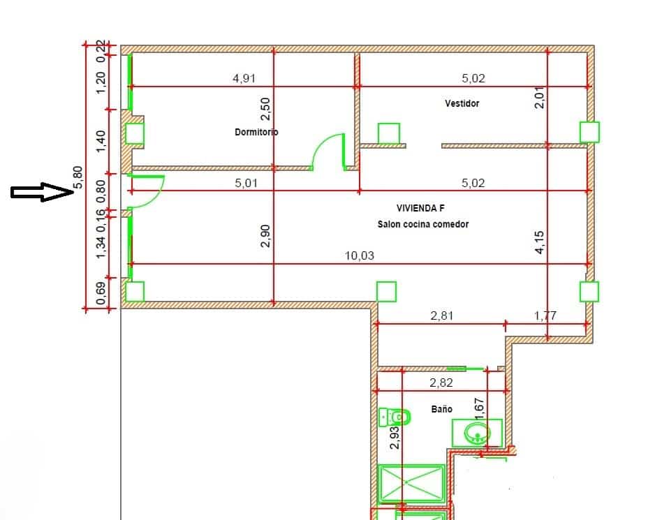 2 sovrum Vind till salu i Malaga stad - 350 000 € (Ref: 9564292)