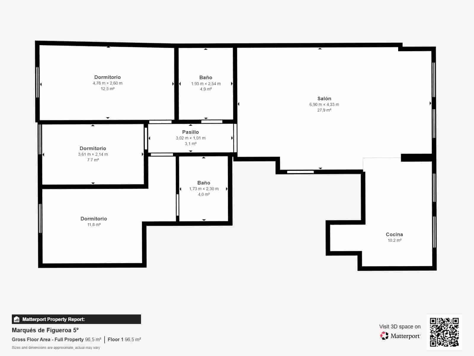 3 slaapkamer Flat te koop in A Coruna stad - € 360.000 (Ref: 10094860)