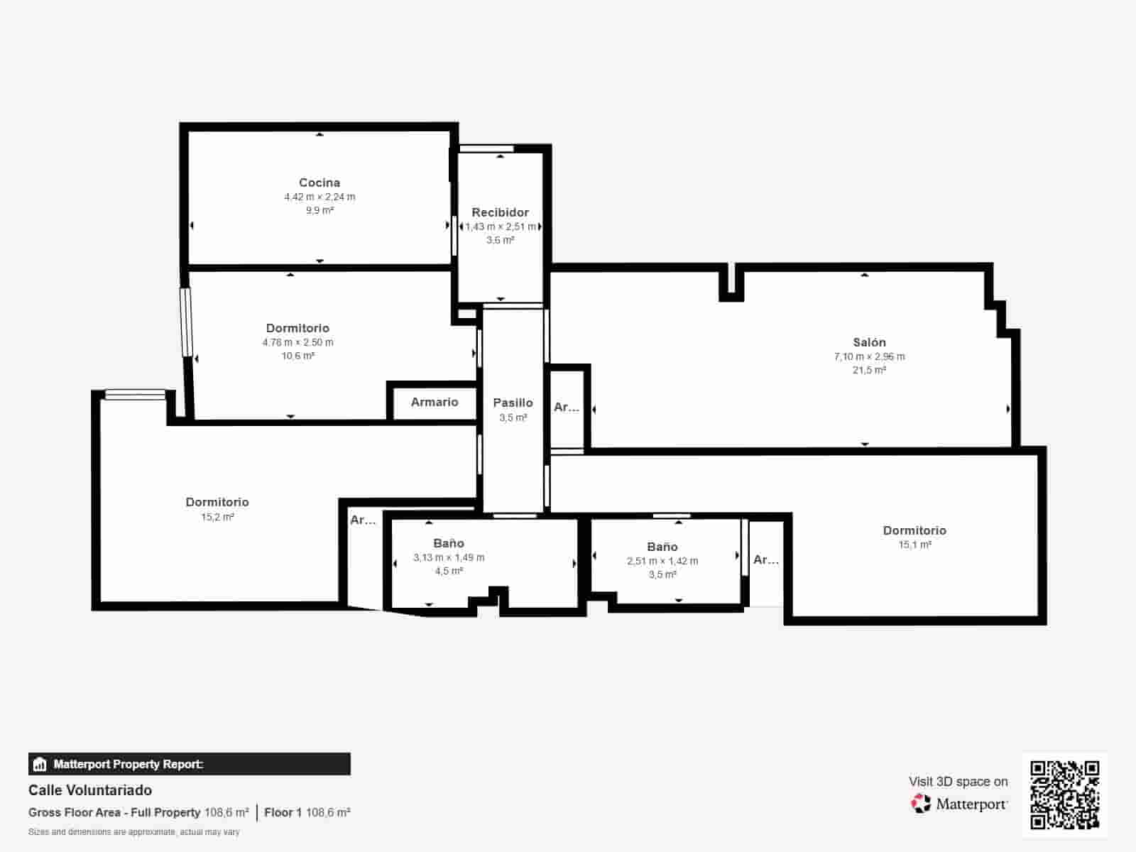 3 slaapkamer Flat te koop in A Coruna stad met garage - € 475.000 (Ref: 9419579)