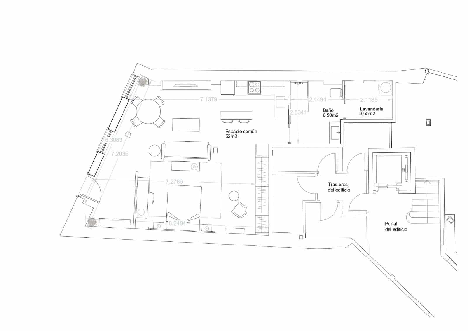 1 soverom Loft til salgs i La Coruna by - € 347 000 (Ref: 9994358)