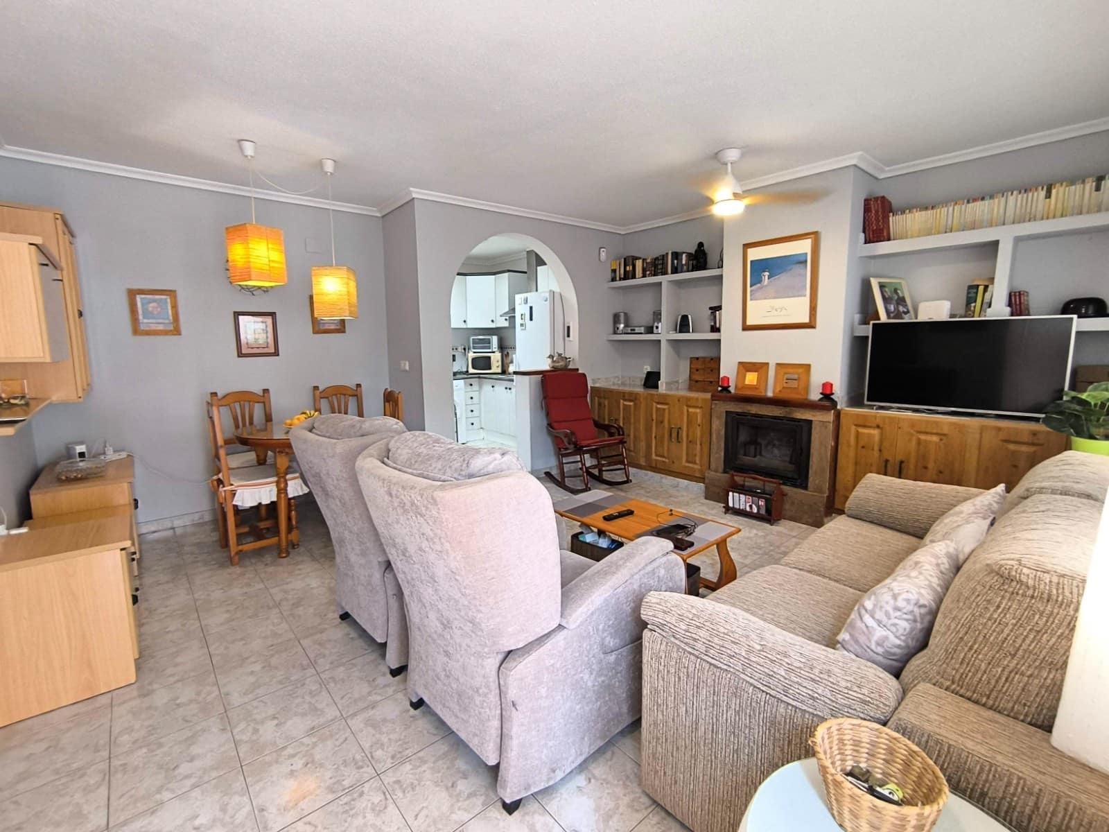 2 bedroom Semi-detached Villa for sale in Los Narejos with pool - € 219,000 (Ref: 10019794)