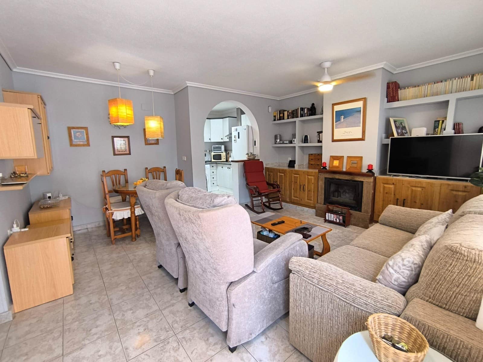 2 bedroom Semi-detached Villa for sale in Los Narejos with pool - € 219,000 (Ref: 10019794)
