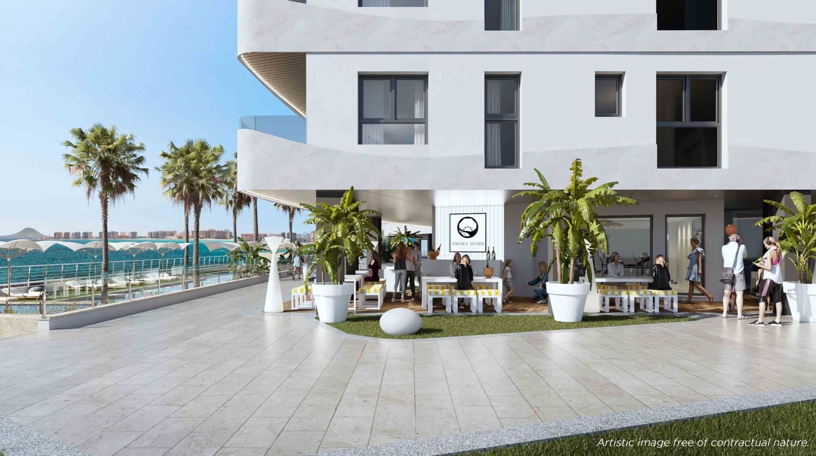 3 sovrum Lägenhet till salu i La Manga del Mar Menor med pool garage - 519 000 € (Ref: 10045733)