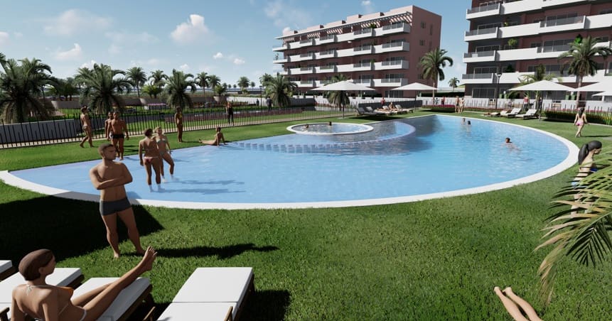 Apartamento de 3 habitaciones en Torrevieja en venta con piscina garaje - 249.900 € (Ref: 8448891)