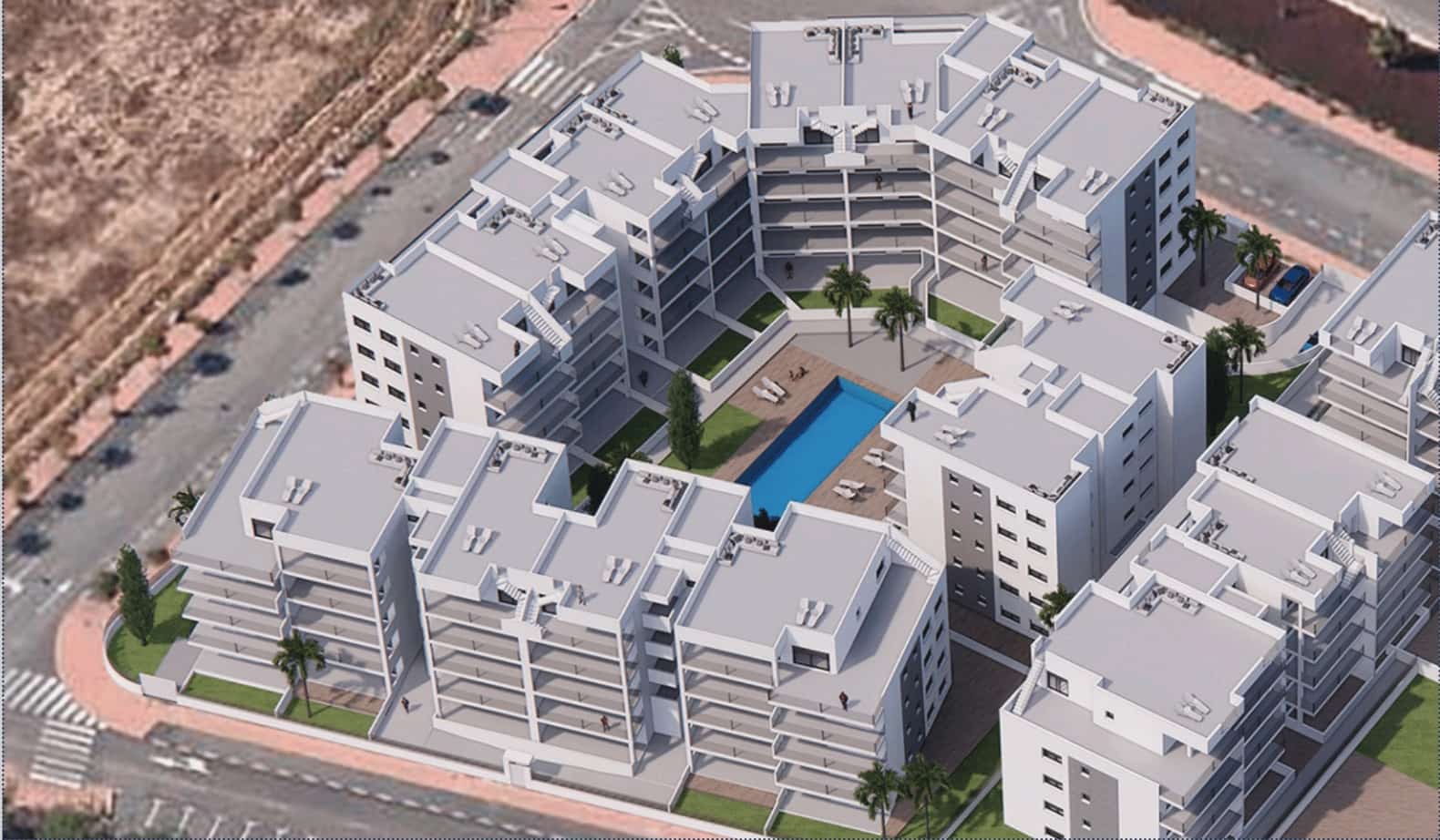 2 chambre Appartement à vendre à Los Narejos avec piscine garage - 219 000 € (Ref: 8510460)