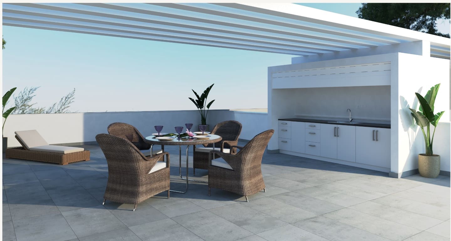 Bungalow de 2 habitaciones en Pilar de la Horadada en venta con piscina - 239.000 € (Ref: 8653704)