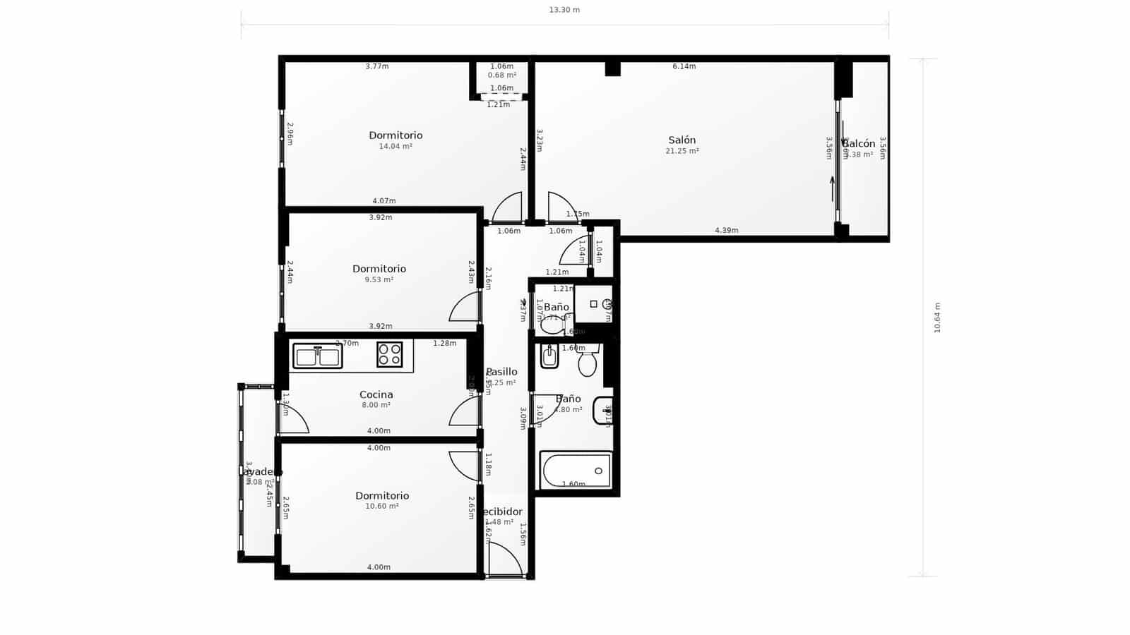 3 sypialnia Mieszkanie na sprzedaż w Castello de la Plana - 165 000 € (Ref: 9904076)