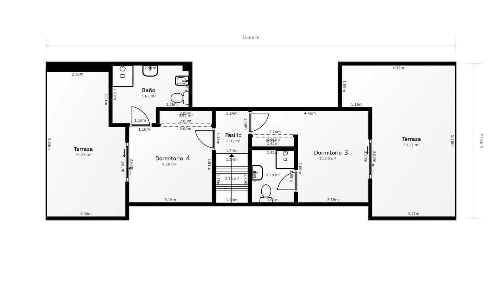 4 soveværelse Penthouse til salg i Castello de la Plana - € 300.000 (Ref: 9920539)