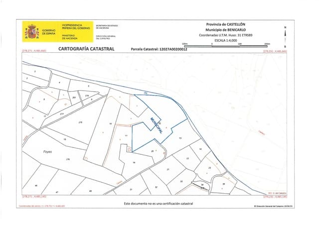 Finca/Country House for sale in Benicarló - € 65,000 (Ref: 9072567)