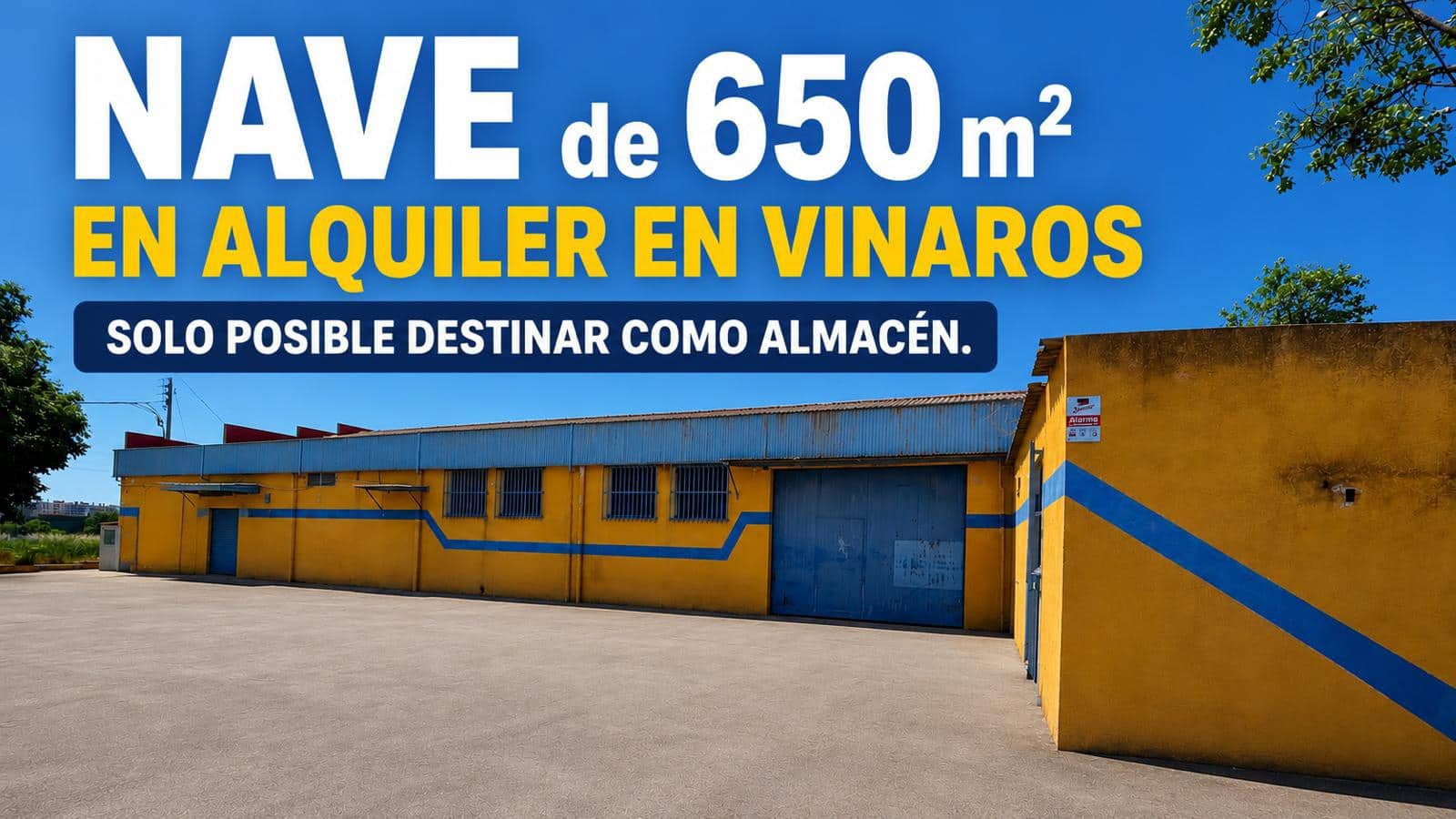 Commercial for rent in Vinaros with garage - € 700 (Ref: 9858424)