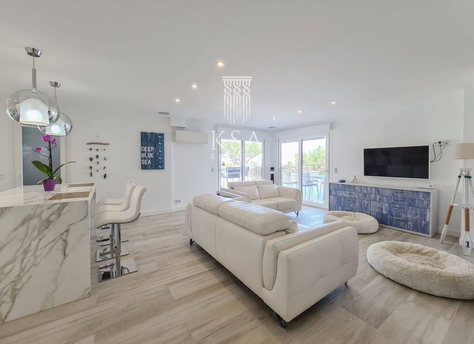 3 soveværelse Lejlighed til salg i Puerto Portals med swimmingpool - € 1.900.000 (Ref: 7005446)