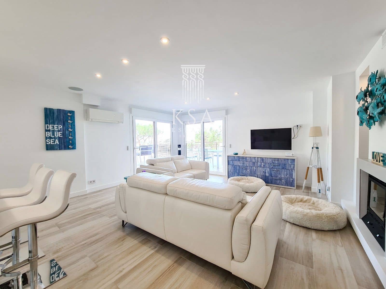 3 soveværelse Lejlighed til salg i Puerto Portals med swimmingpool - € 1.900.000 (Ref: 7005446)