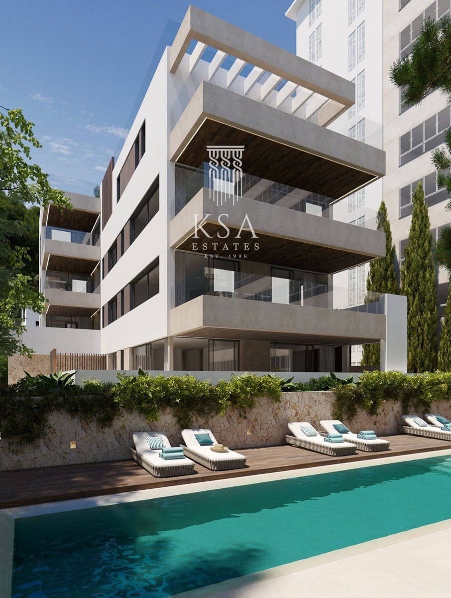 2 soverom Leilighet til salgs i Palma de Mallorca med svømmebasseng garasje - € 1 100 500 (Ref: 8033421)