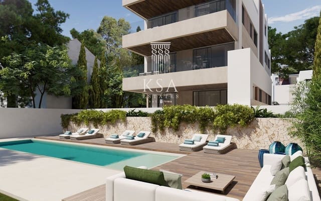 2 quarto Apartamento para venda em Son Armadans, Palma de Mallorca com piscina garagem - 1 100 500 € (Ref: 8033421)
