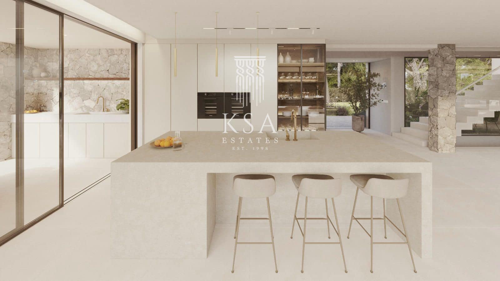 4 soveværelse Byhus til salg i Bunyola med swimmingpool garage - € 6.950.000 (Ref: 9340124)