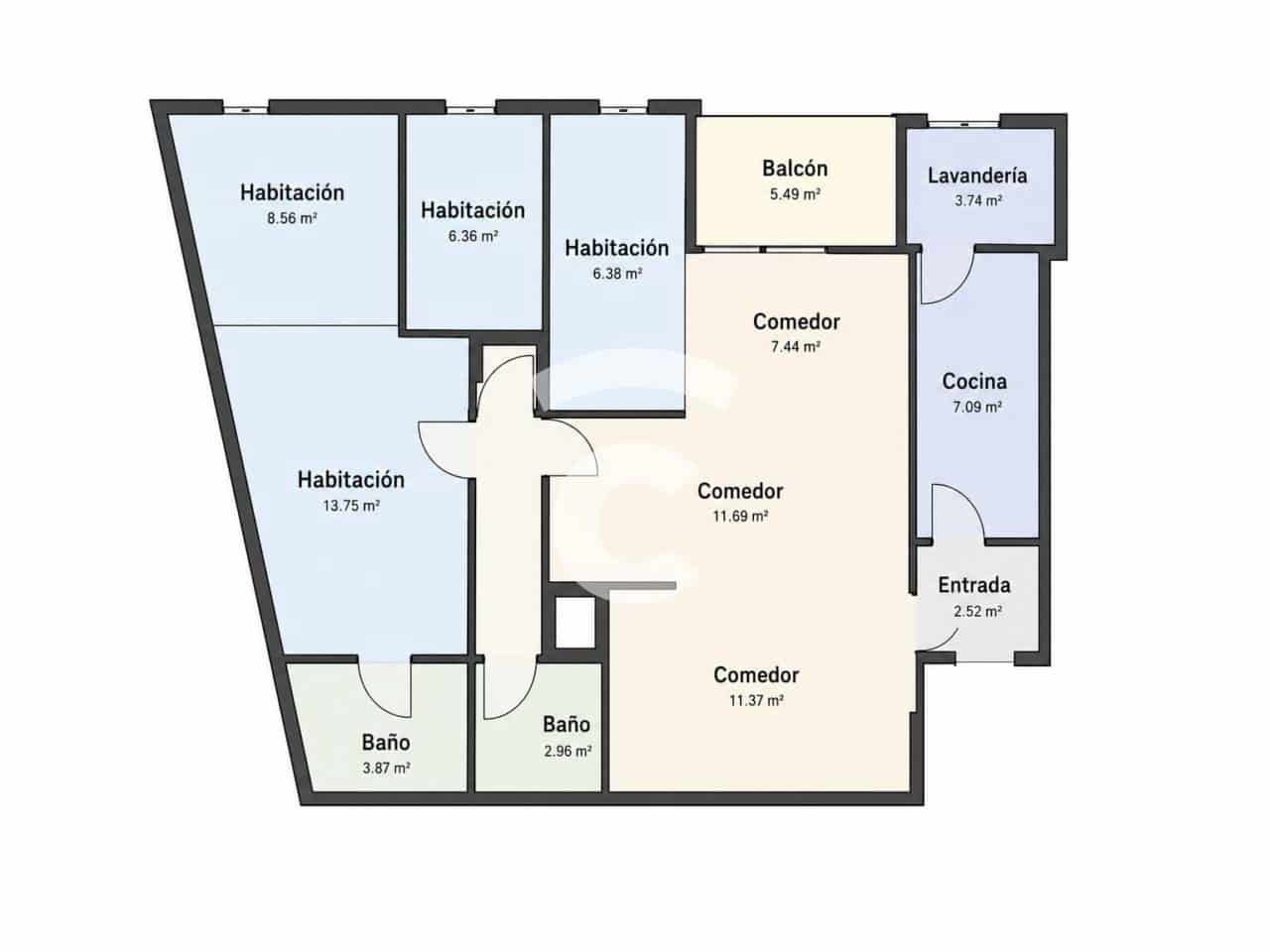3 bedroom Flat for sale in Vic with garage - € 242,000 (Ref: 9875578)