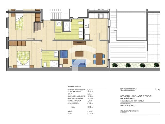 2 slaapkamer Flat te koop in Torelló - € 290.000 (Ref: 9969134)
