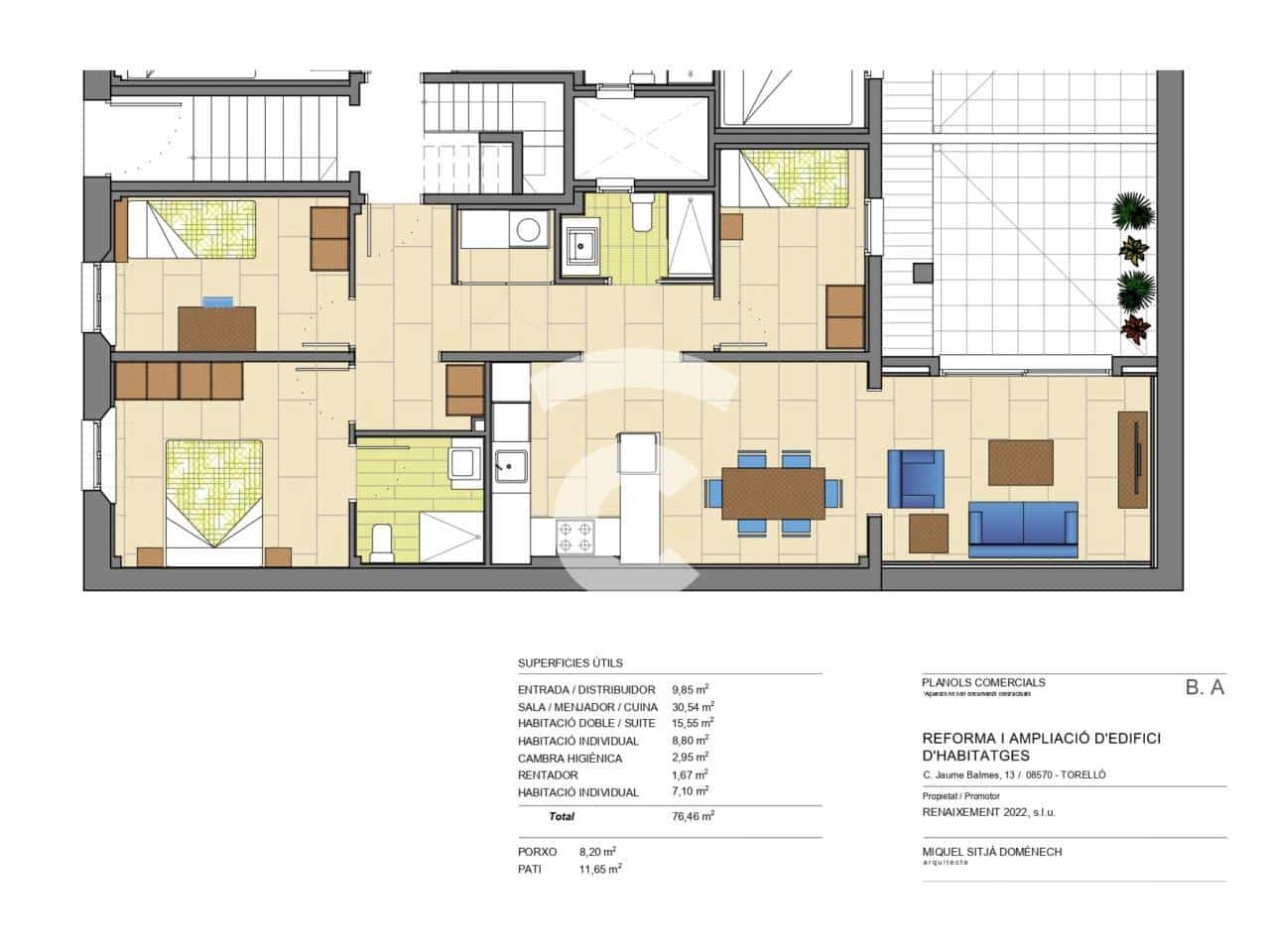 3 bedroom Flat for sale in Torello - € 265,000 (Ref: 9969135)