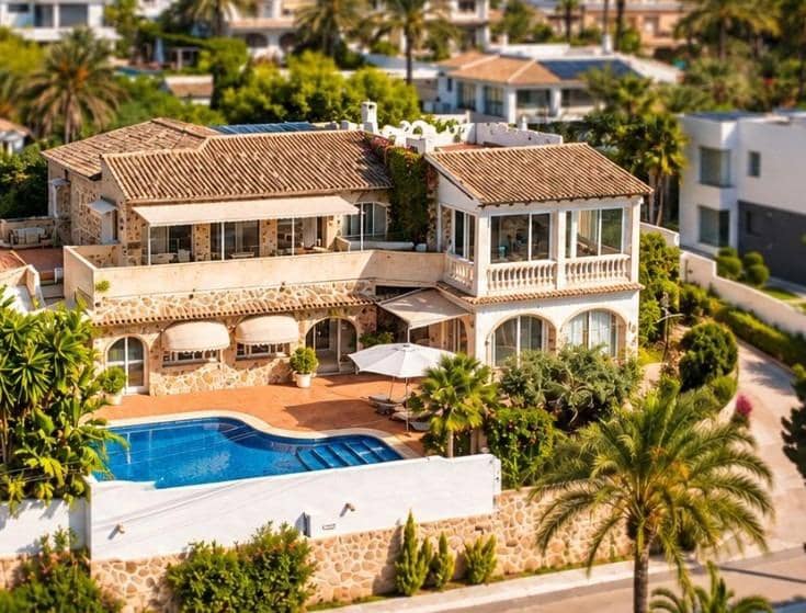 4 makuuhuone Huvila myytävänä paikassa Moraira mukana uima-altaan 
autotalli - 1 599 000 € (Ref: 10120225)